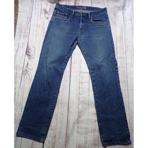 Authentic Worker Mens Jeans Size 35x32.5 Straight Mid Rise 5-Pocket - 231404